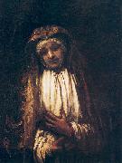 REMBRANDT Harmenszoon van Rijn The Virgin of Sorrow France oil painting artist